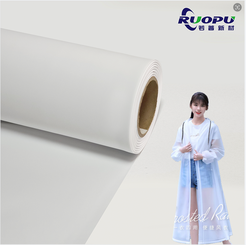 Capa de chuva EVA reutilizável impermeável fosca para adultos Capa de chuva EVA reutilizável impermeável fosca para adultos