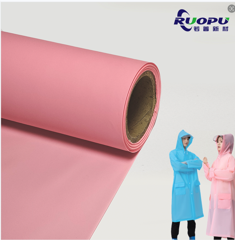 Capa de chuva EVA reutilizável impermeável fosca para adultos Capa de chuva EVA reutilizável impermeável fosca para adultos